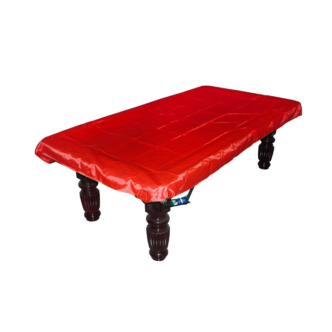 Shop Billiard Protective Cover Cloth Pool Felt Tablecloth Red For