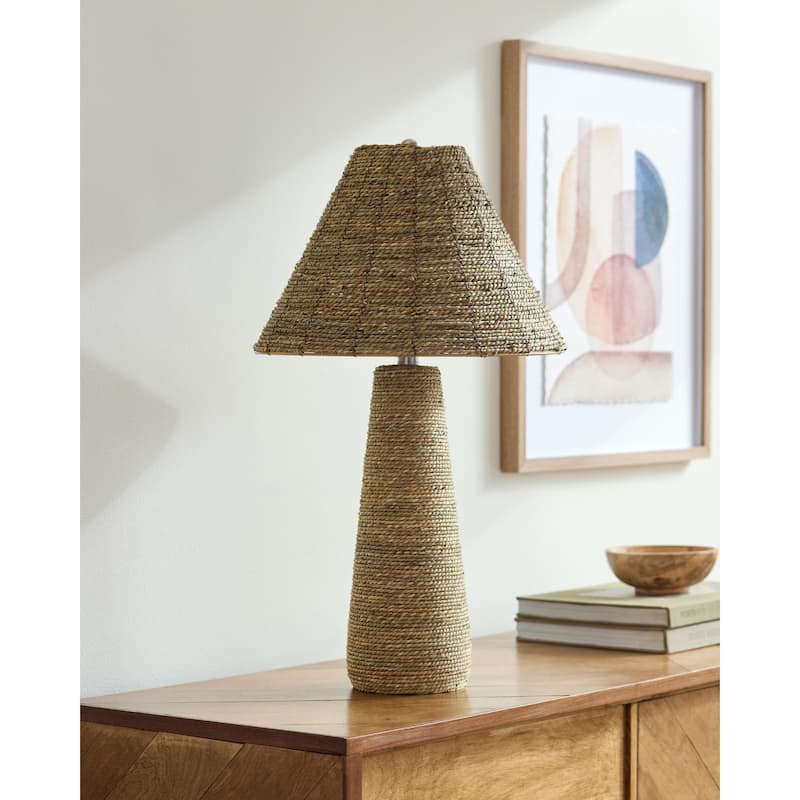 Livabliss Laggan Traditional Accent Table Lamp - 29"H x 15"W x 15"D - Wheat
