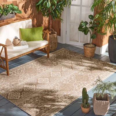 SAFAVIEH Beach House Belina Indoor/ Outdoor Waterproof Patio Backyard Rug