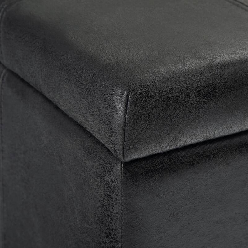 WYNDENHALL Lancaster 36 inch Wide Contemporary Rectangle Storage Ottoman