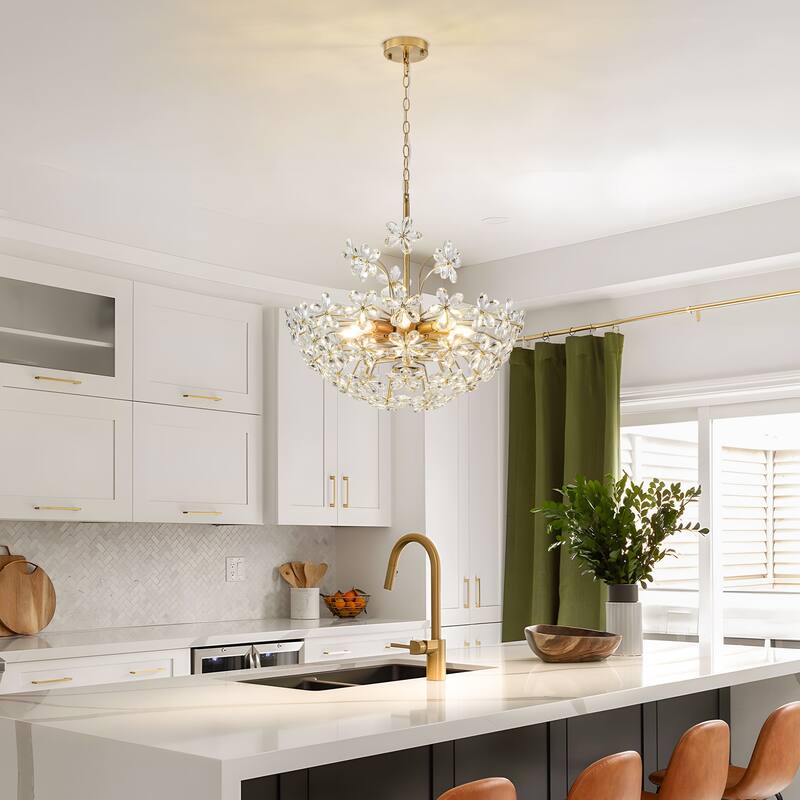 Starsky 8-Light Sputnik Unique / Statement Crystal Chandelier