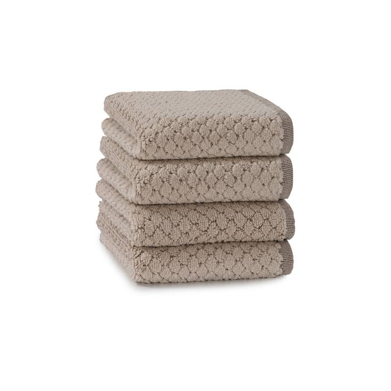Punto Jacquard Washcloth set of 4