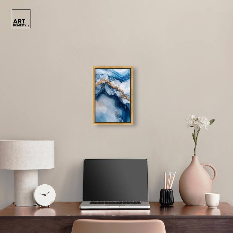 Molten Topaz II Canvas by Art Remedy