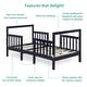 preview thumbnail 7 of 32, Dream On Me Star 3 in 1 Convertible Toddler Bed
