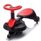 preview thumbnail 24 of 56, 360-Degree Steering Wheel Ride-On Car with Shock Absorbing PU Wheels