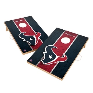 Vintage Houston Texans NFL 2x4 Tailgate Cornhole Boards