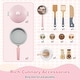 preview thumbnail 9 of 8, Costway Wooden Kids Kitchen Playset Pretend Play Kitchen with Coffee - See Details