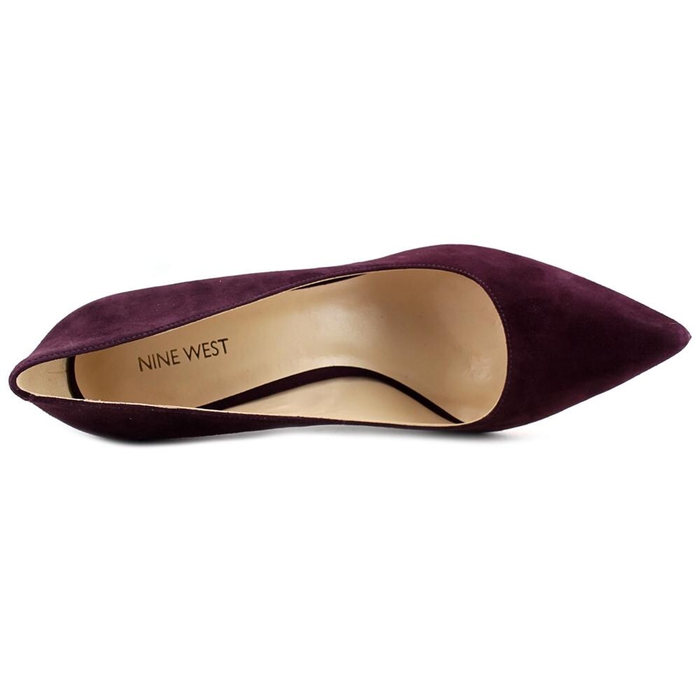 nine west burgundy heels