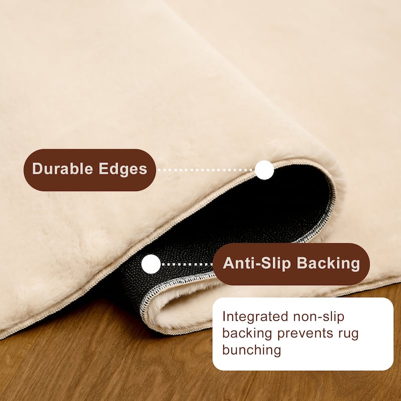 ECARPETGALLERY Argo Plush & Shags Machine Washable Area Rug