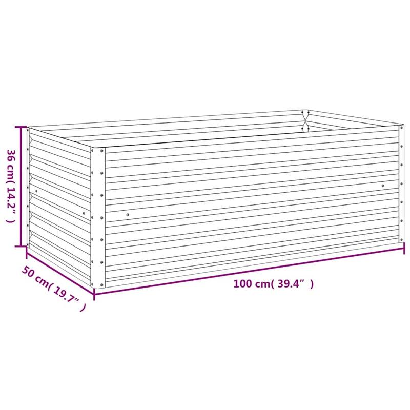 vidaXL Garden Raised Bed