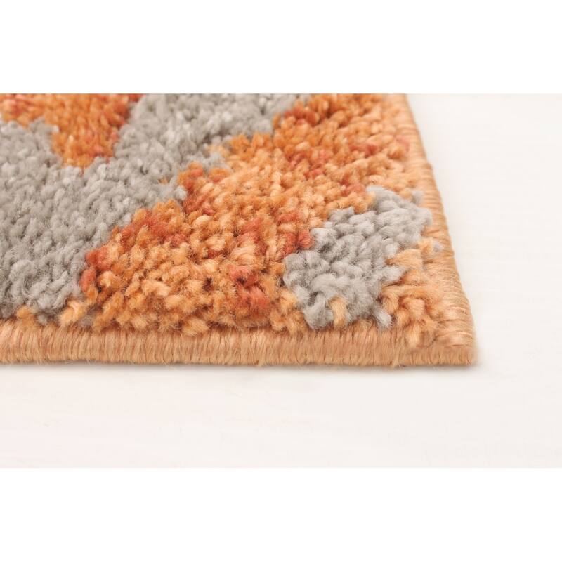 ECARPETGALLERY Ariella Orange Casual Rug