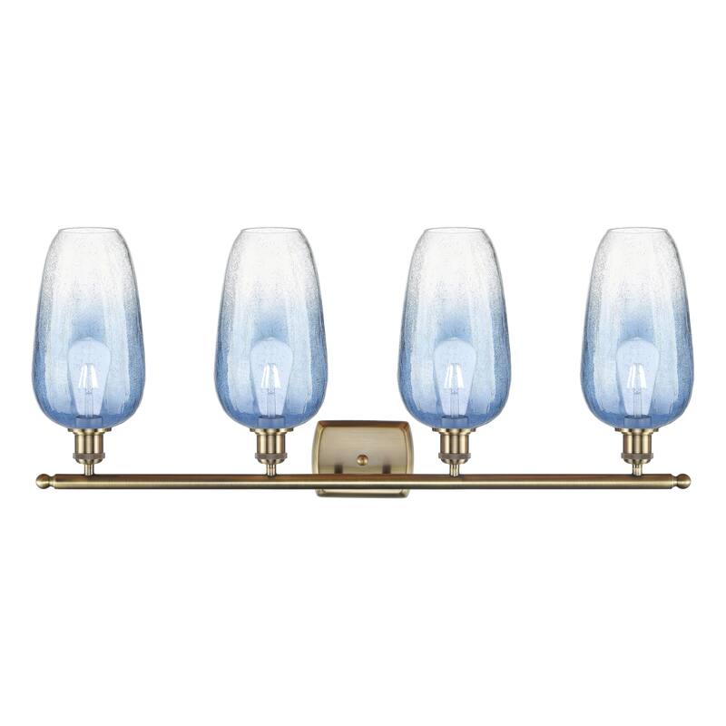 Innovations Lighting Endless Possibilities Ballston - Brookhaven Flute - 4 Light 37" Bath Vanity Light