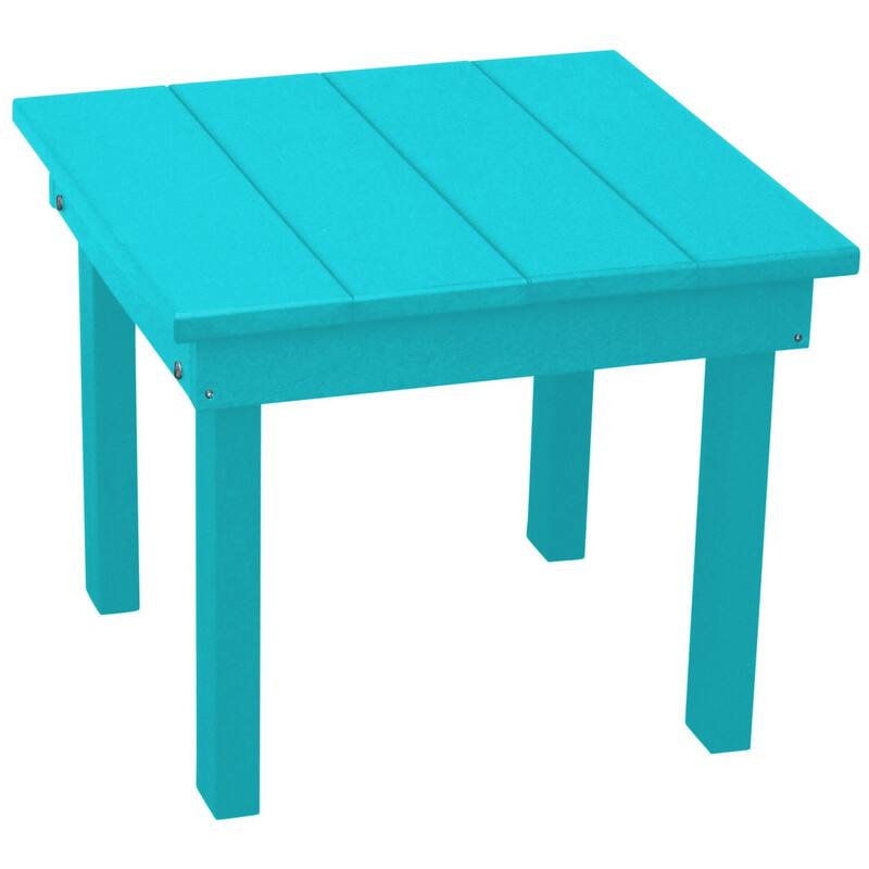 Poly Hampton End Table - Aruba Blue