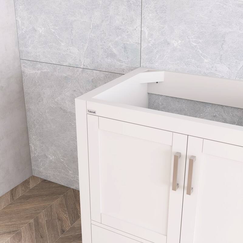 Tubcraft 36'' Bathroom Vanity Base Only White