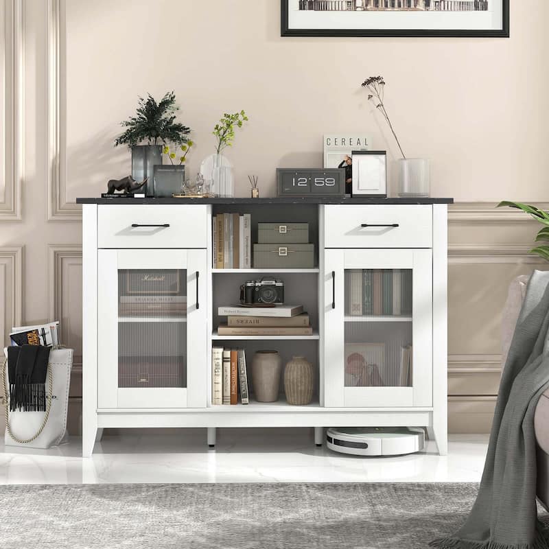 Kitchen Storage Cabinet w/2 Doors Sideboard Buffet Cabinet