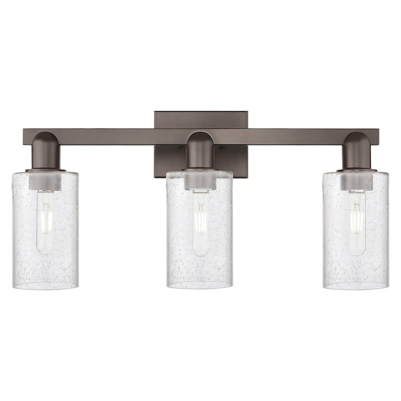 Innovations Lighting 716-3W-11-23 Clymer Vanity Clymer 3 Light 23" - Oil Rubbed Bronze / Seedy