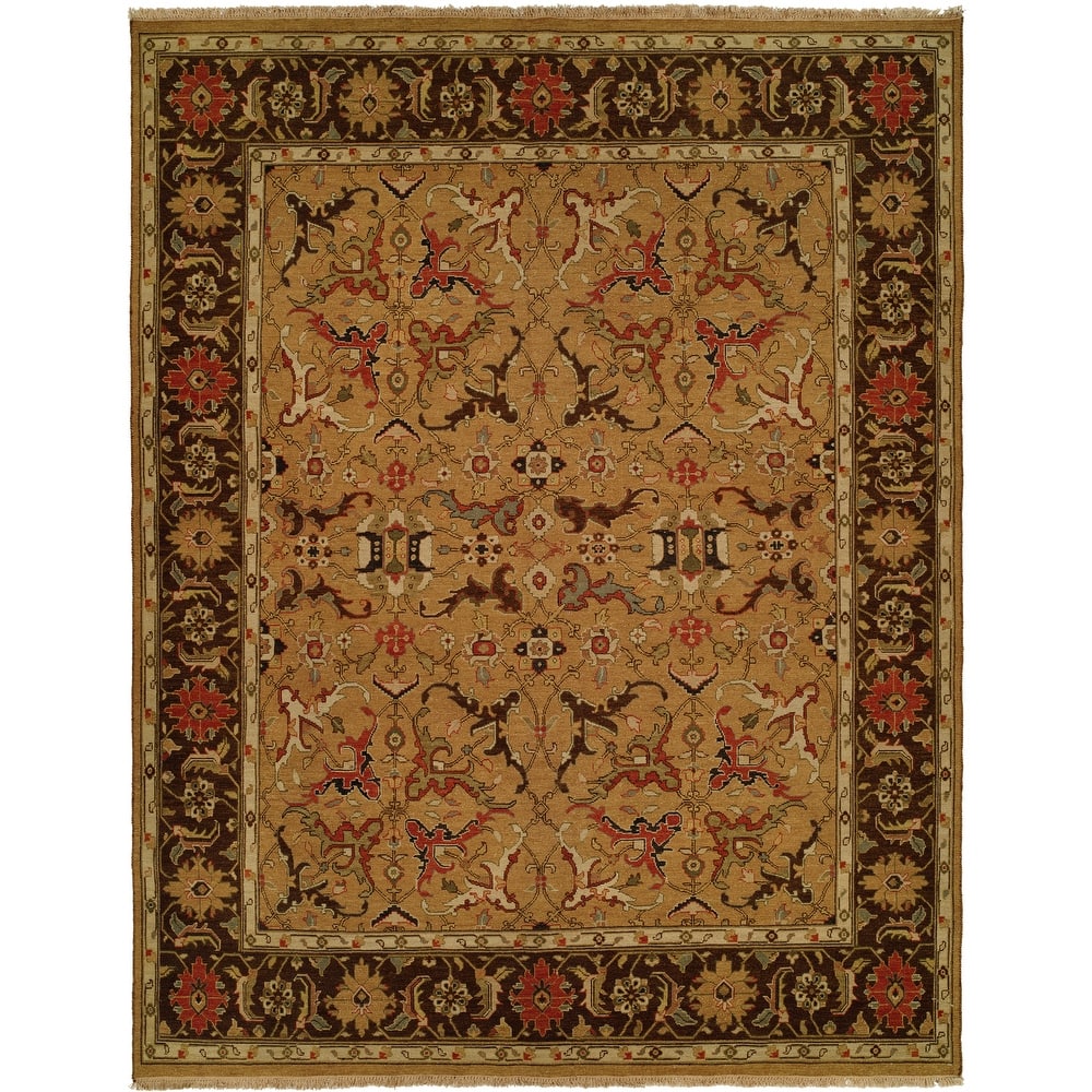Traditional Multi-Colored Flatweave Wool Area Rug