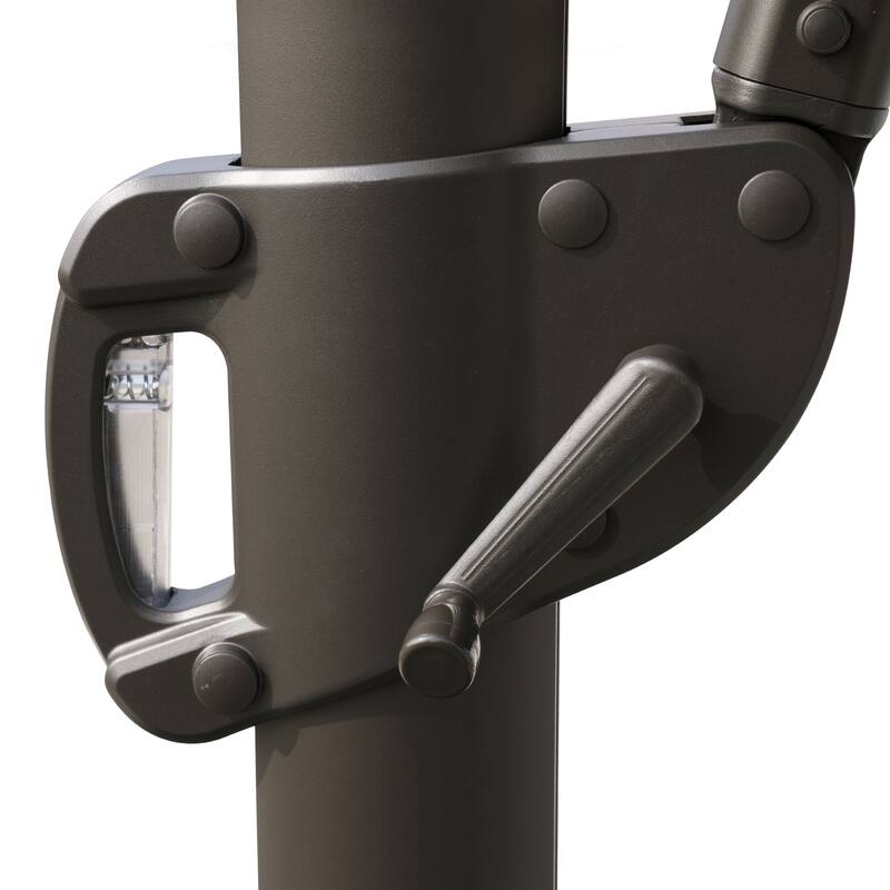 VredHom Patio Offset Umbrella 360 Degree Rotation without Base