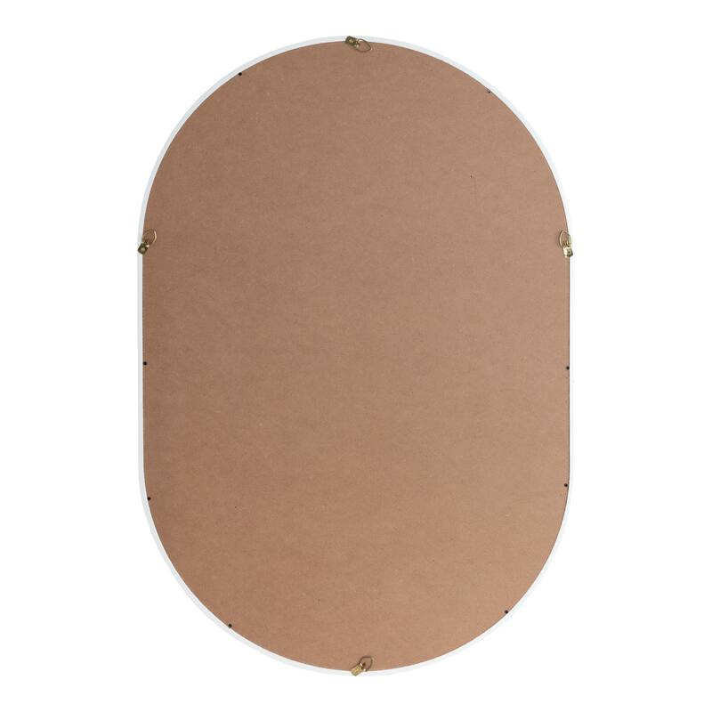 Kate and Laurel Travis Capsule Oval Framed Wall Mirror