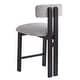 preview thumbnail 7 of 23, Christopher Knight Home - Ava Stylish Upholstered Round Counter stool with Low Back (Set of 2) - 21''L x 20''W x 38''H