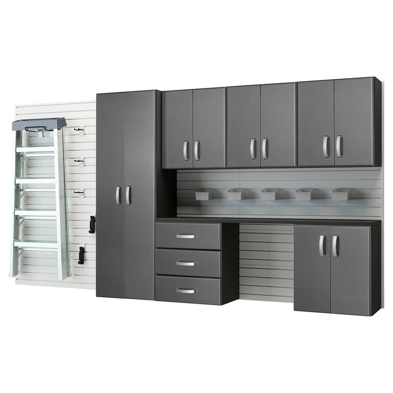 Flow Wall 24 Piece PVC Indoor Deluxe Cabinet Storage Set