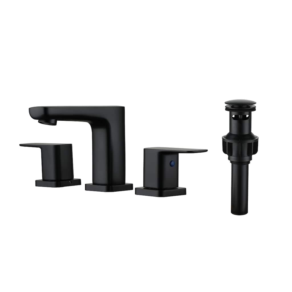 8 in. Widespread Double Handle Bathroom Sink Faucet