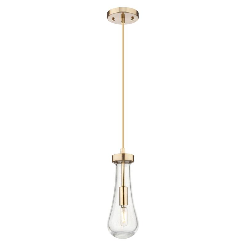 Innovations Lighting Downtown Urban - Owego - 1 Light 4" Cord Hung Pendant - Champagne Bronze/Seedy Shade