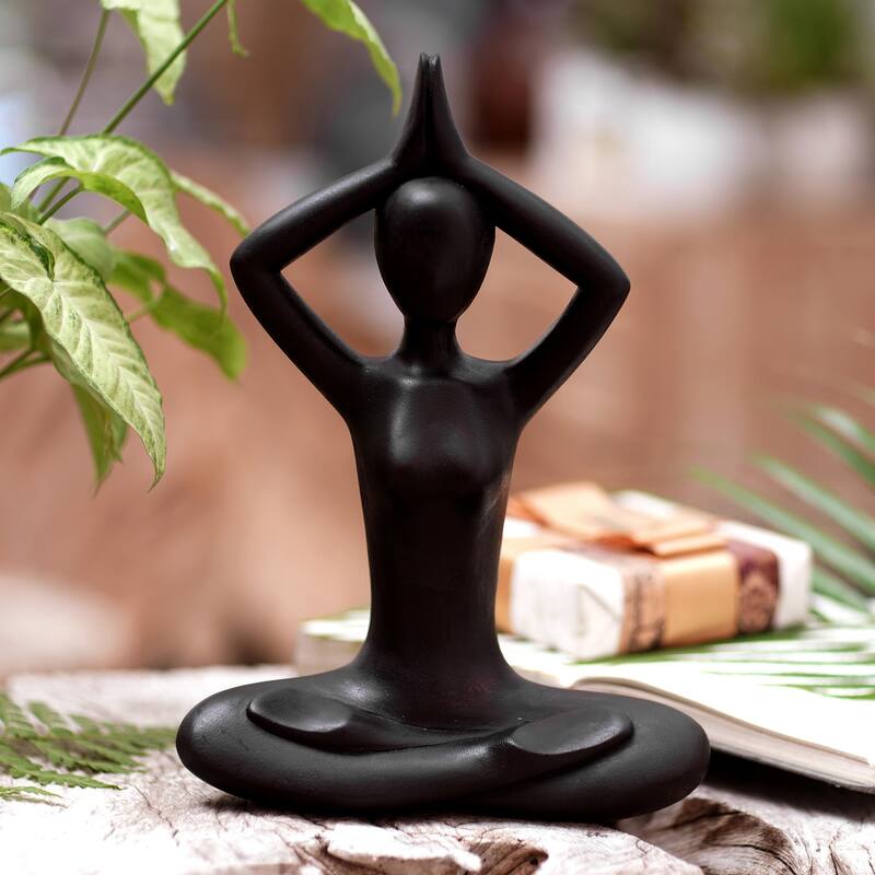 Novica Handmade The Serenity Wood Sculpture