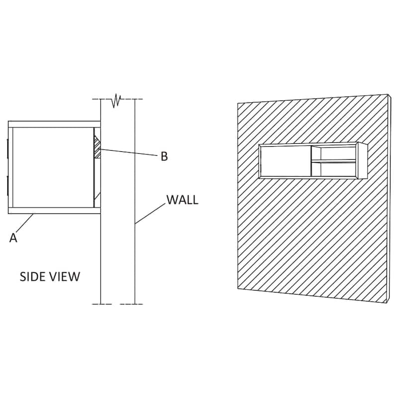 vidaXL Wall-mounted TV Stand 35.4"x11.8"x11.8" Solid Wood Teak