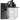 Northlake Collection One-Light Matte Black Clear Glass Transitional Bath Light - 5.87 in x 7.5 in x 8 in