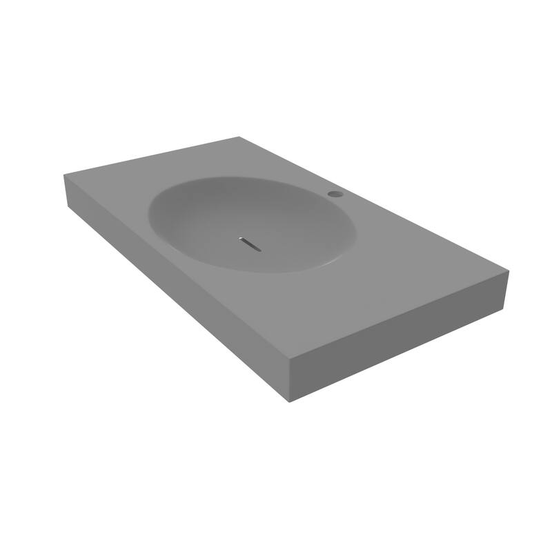 Darleen Shallow Basin Wall Mounted Bathroom Sink