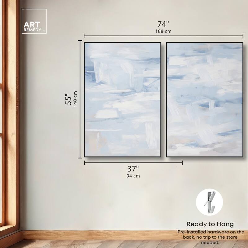 Frozen in Time II Canvas Set of 2 by Art Remedy