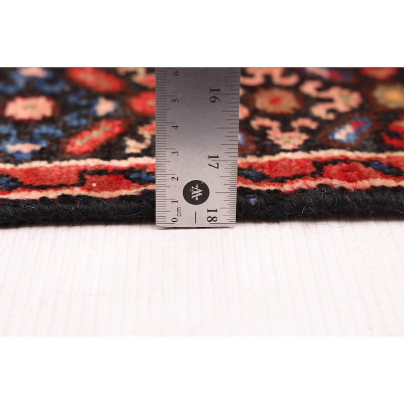 ECARPETGALLERY Hand-knotted Andelz Red Wool Rug - 3'5 x 13'6