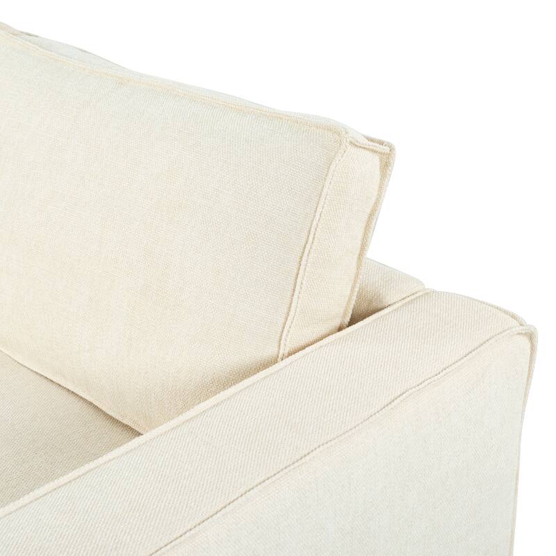 SAFAVIEH Couture Kalyna 3.5-Seater Sofa - 96"W x 33"D x 33"H