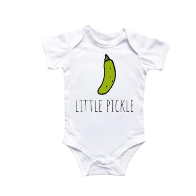 Little Pickle Vegetable - Baby Boy Girl Clothes Infant Bodysuit Funny Cute Newborn