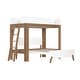 preview thumbnail 6 of 12, Max and Lily L-Shaped Twin over Full Bunk Bed with Ladder on End