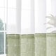 preview thumbnail 38 of 38, No Hook Geometric Tassels Shower Curtain with Snap-in Liner
