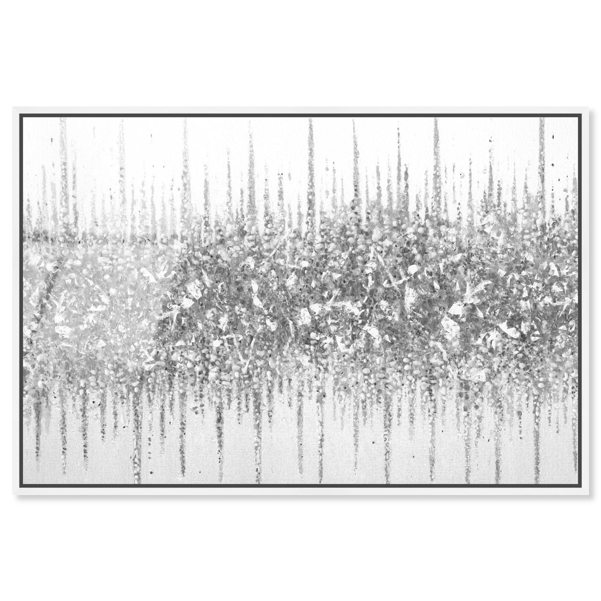 Grey Lines Inspo Abstract Framed Acrylic Wall Art by Art Remedy