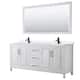 Option White, Black Trim, White Quartz Top