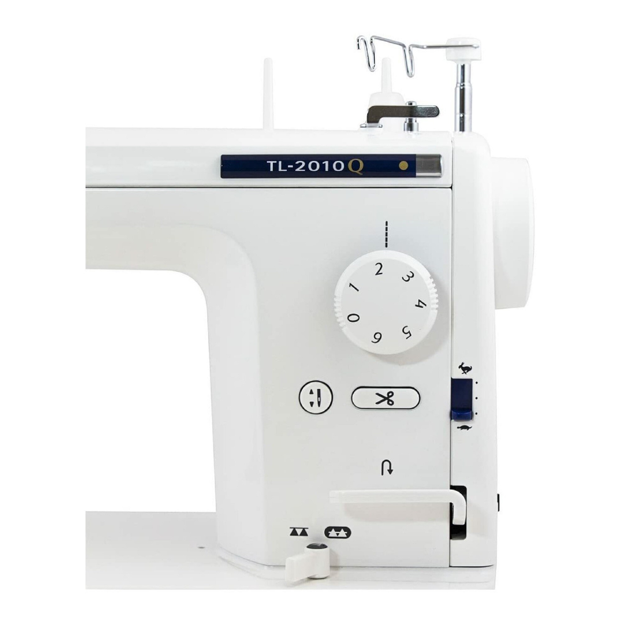 Juki Sewing Machine with 287 Stitch Patterns and 4 Fonts - Bed