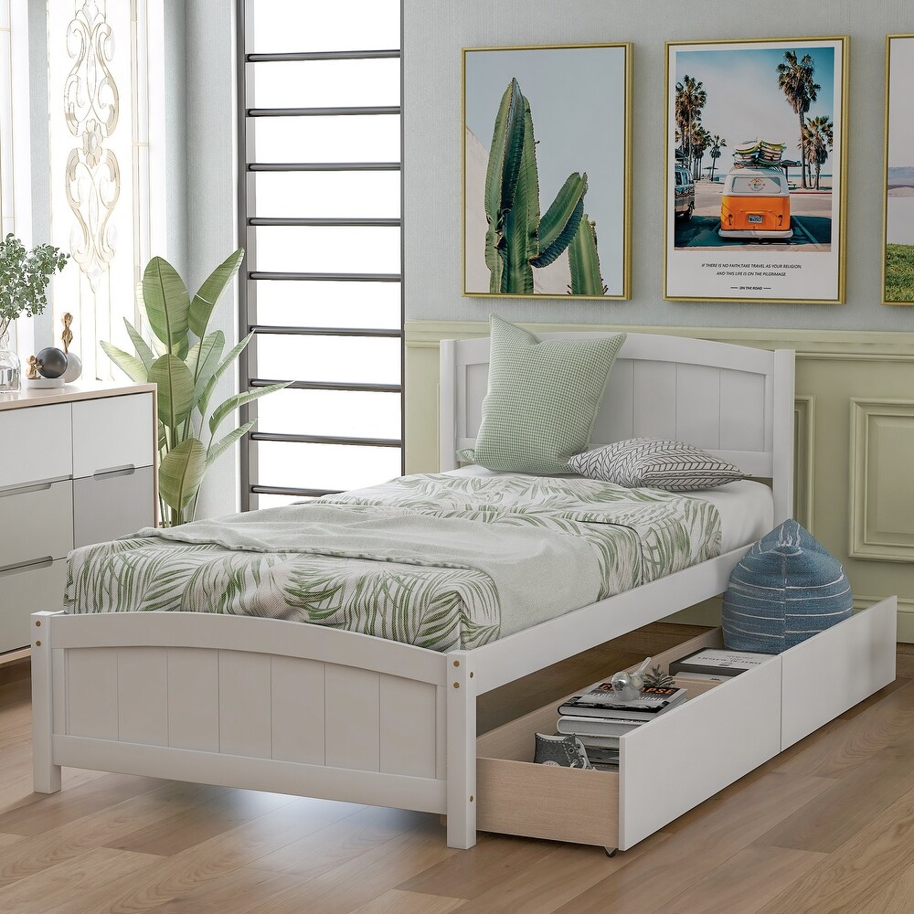 Buy Twin Size Storage Bed Online At Overstock Our Best Bedroom Furniture Deals