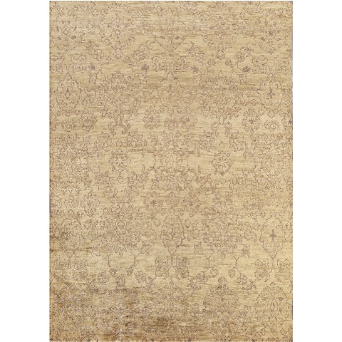 Floral Traditional Oushak Oriental Dining Room Area Rug Hand-knotted - 7'6" x 9'7"