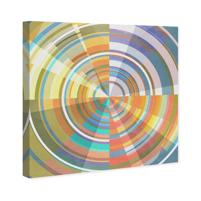 Wynwood Studio Canvas Abstract Swirling Passage Blue and Modern & Contemporary Wall Art Canvas Print