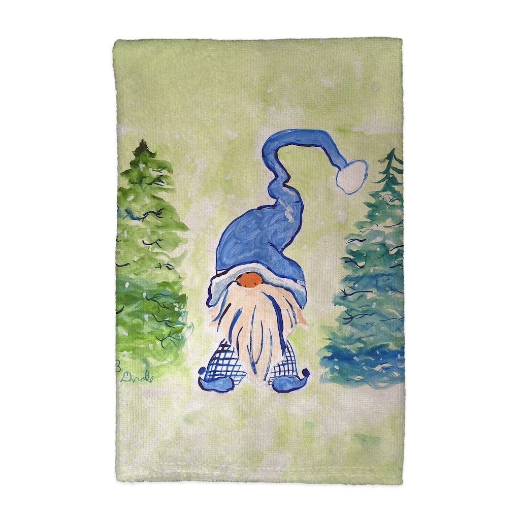 Gnome & Christmas Trees Kitchen Towel - 16x25