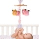 preview thumbnail 3 of 5, Lambs & Ivy Little Garden Felt Flowers Musical Baby Crib Mobile Soother Toy