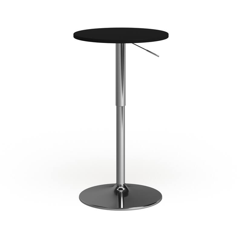 Porch & Den Oakberry 23-inch Wood Top Adjustable Bar Table