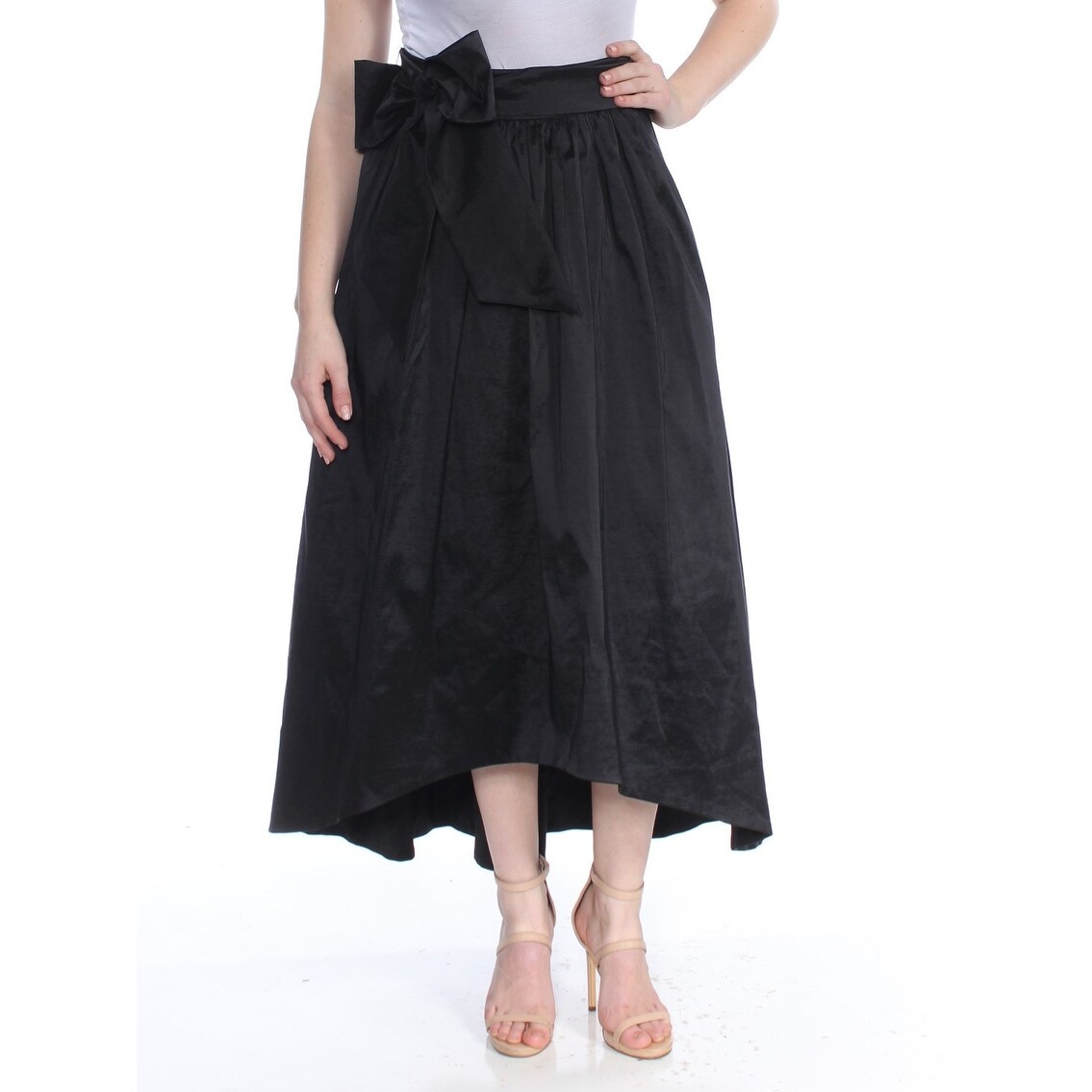 Shop Eliza J Womens Black Tie Ball Skirt Formal Skirt Size 8