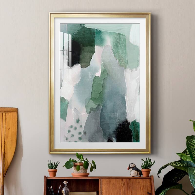 Turquoise Waters I Premium Framed Print - Ready to Hang