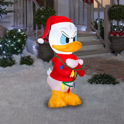 Airblown-Donald Duck in Sweater w/Lights-Disney