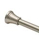 preview thumbnail 11 of 43, Utopia Alley Adjustable 72-Inch Shower Curtain Tension Rod - Rust-Proof Aluminum with Rubber End Cap, No Drill Installation Nickel